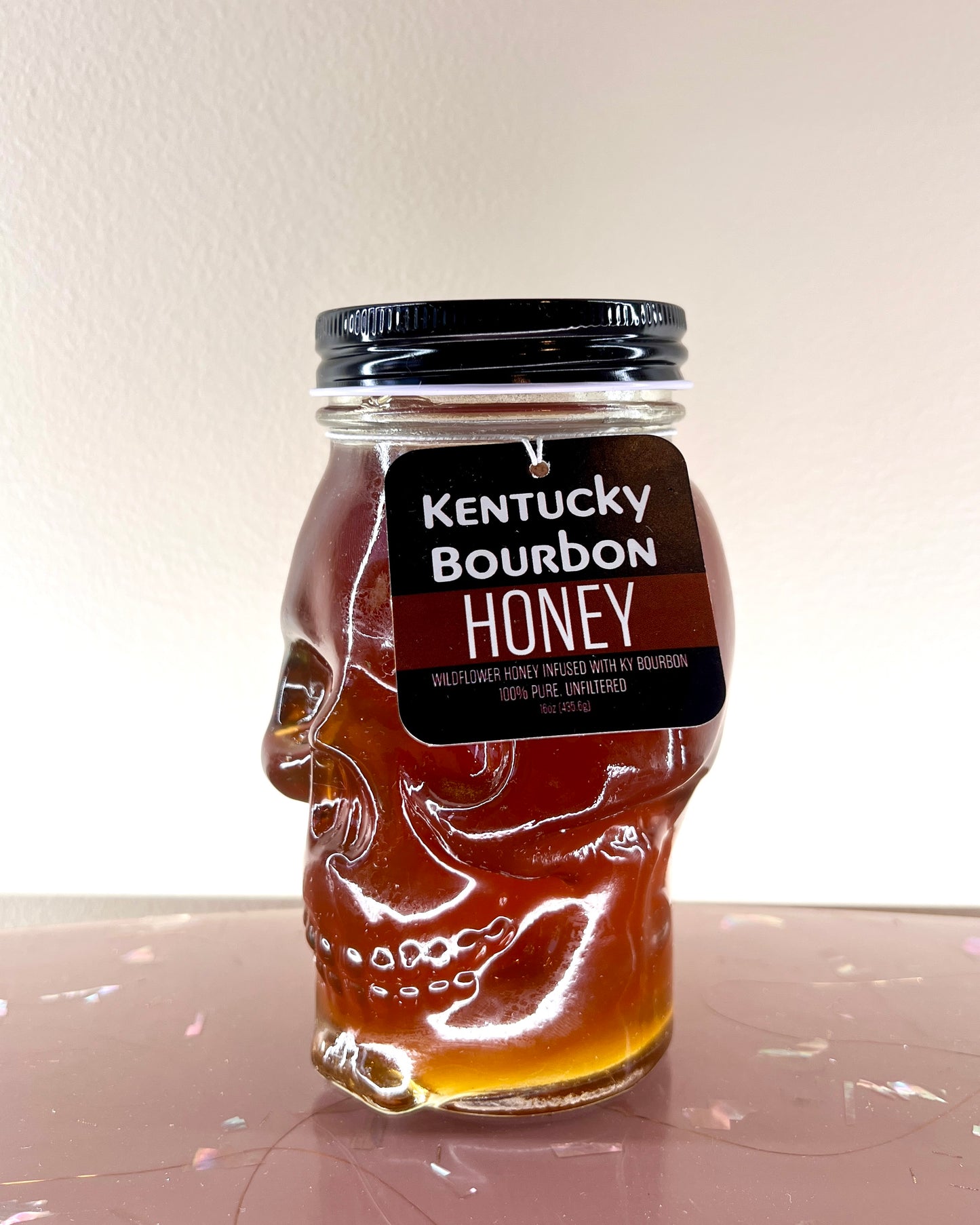 LIMITED EDITION SKULL Bourbon Wildflower Honey, 16 oz.
