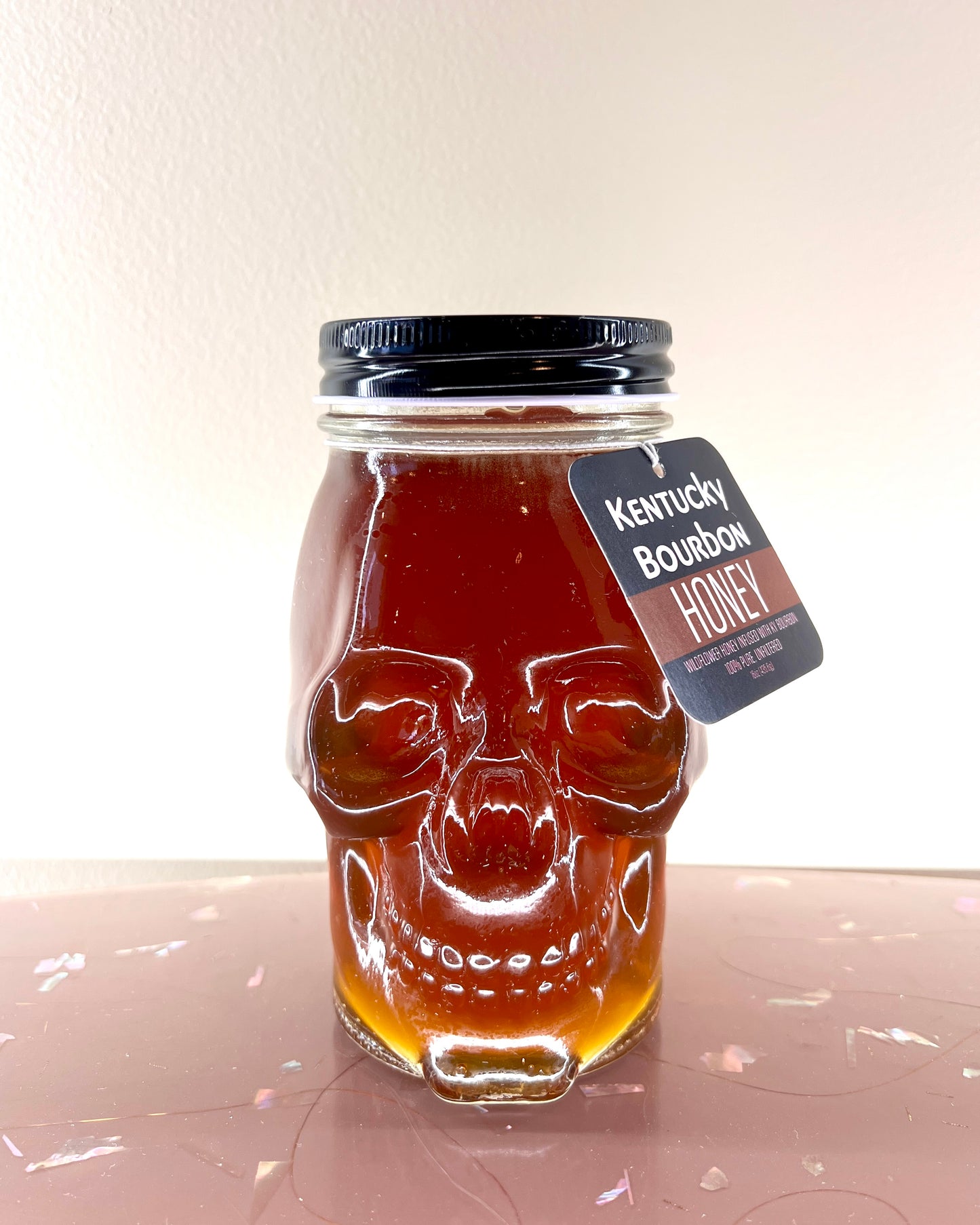LIMITED EDITION SKULL Bourbon Wildflower Honey, 16 oz.