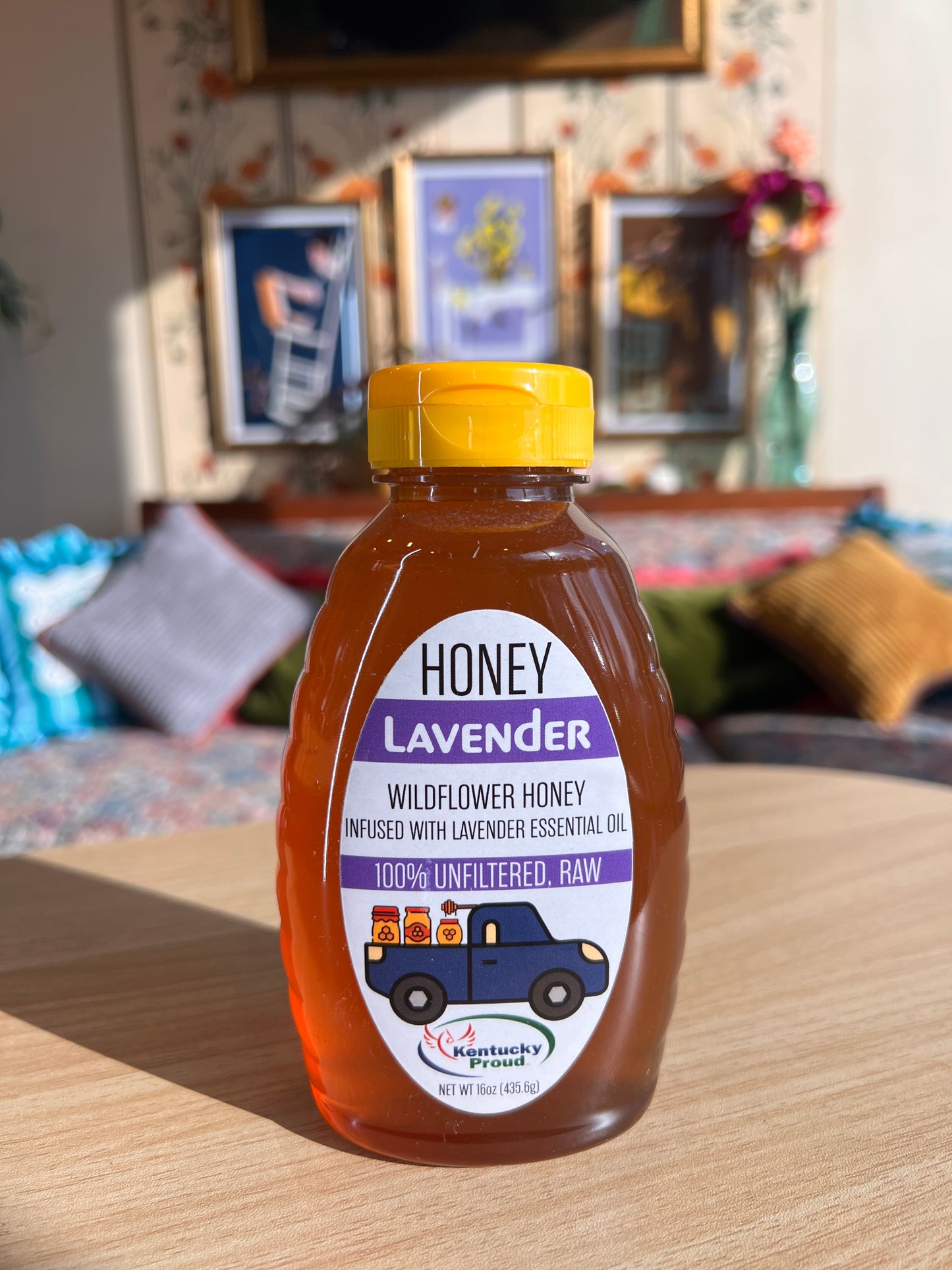 Lavender Raw Honey, 16 oz.