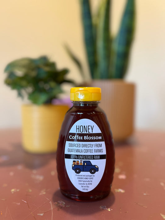 Coffee Blossom Raw Honey, 16 oz.