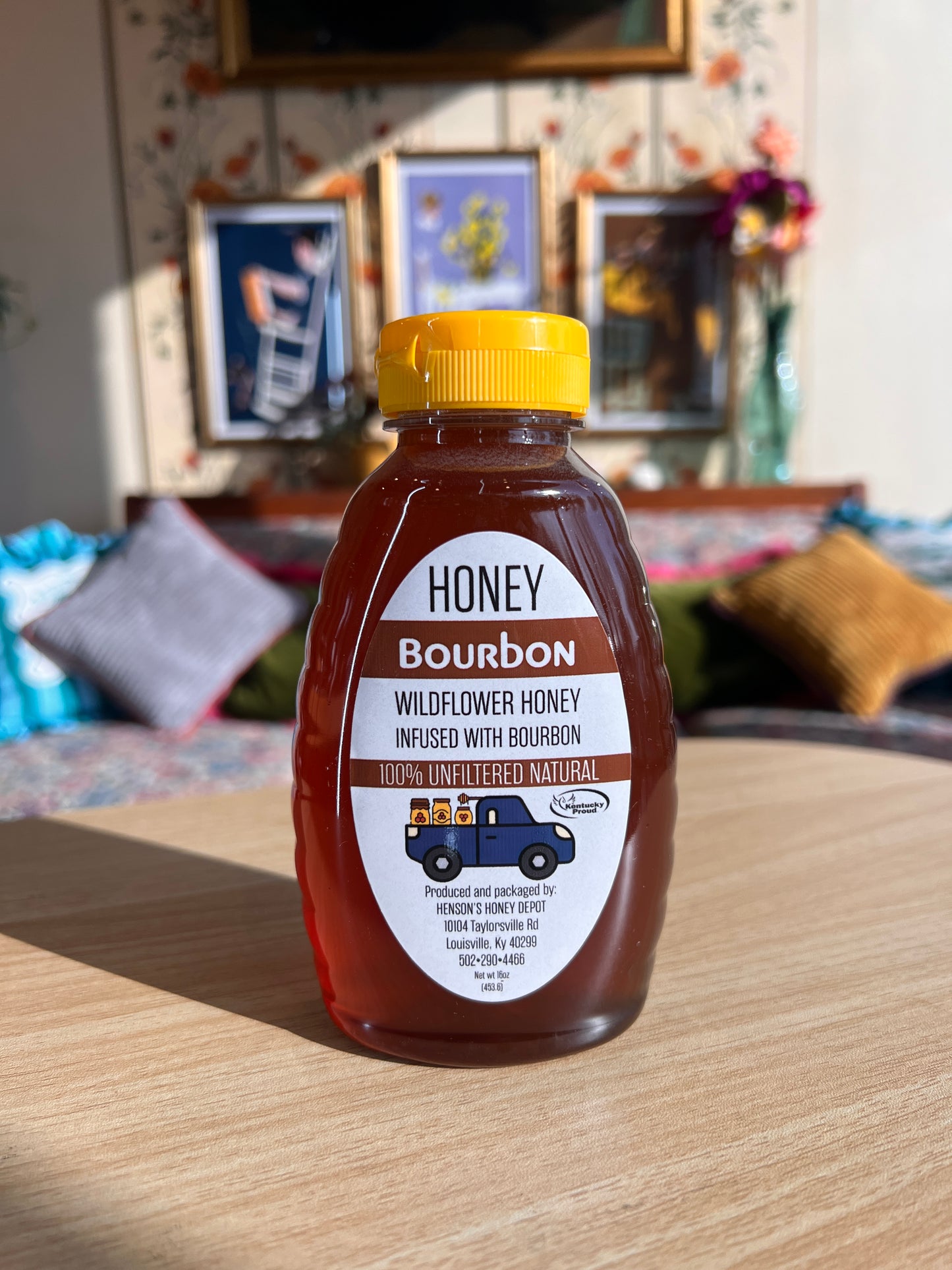 Bourbon Wildflower Honey, 16 oz.