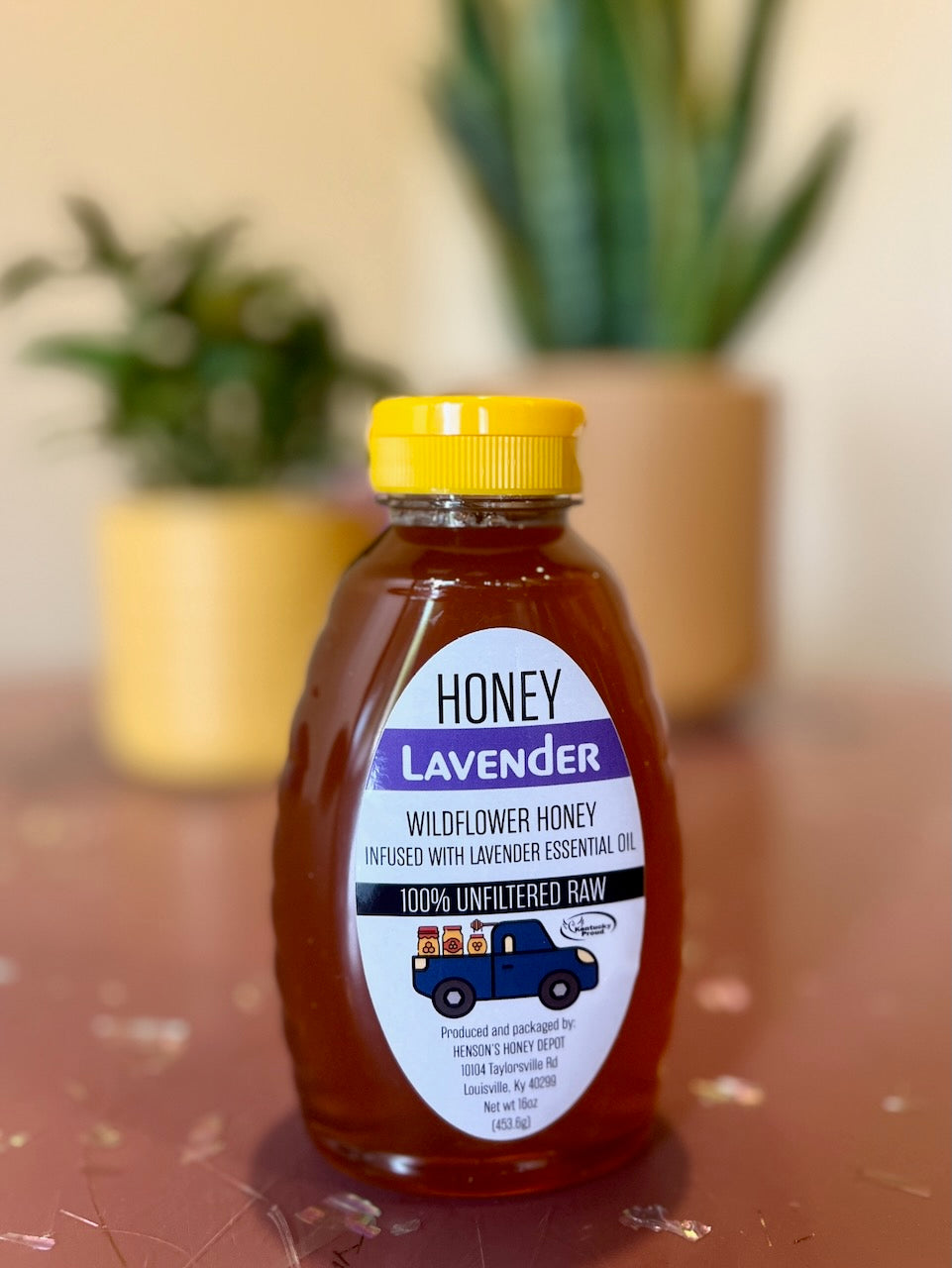 Lavender Raw Honey, 16 oz.