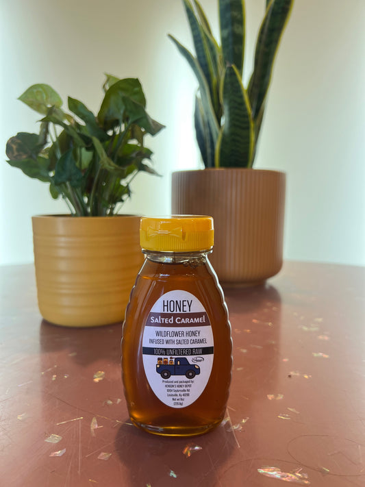 Salted Caramel Wildflower Honey, 8 oz.